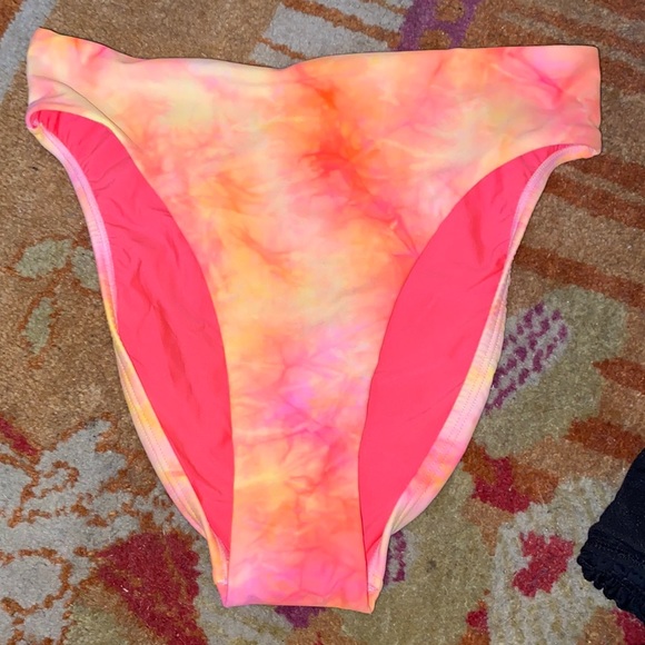 PilyQ PQ high waist tie dyed bikini bottoms M medium - Picture 3 of 5